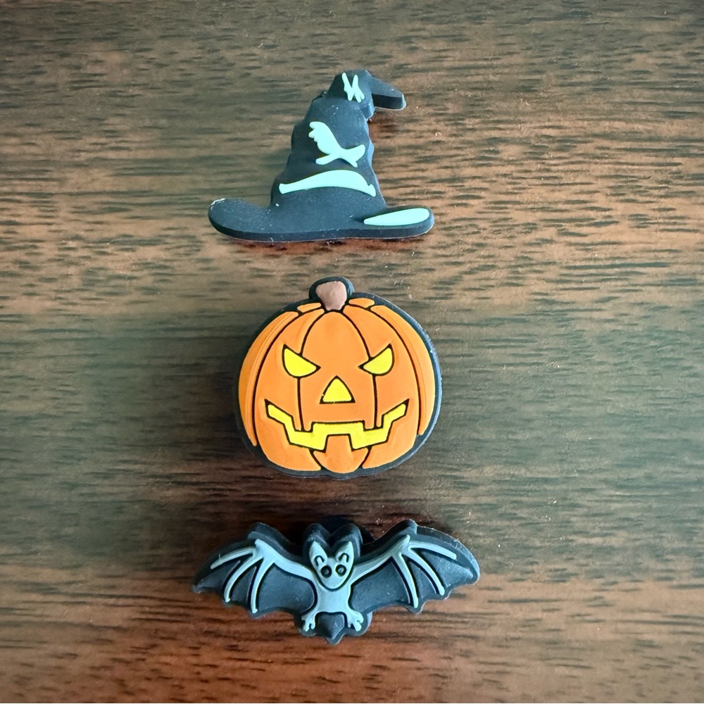 Three Halloween Jibbitz for Crocs Personalization